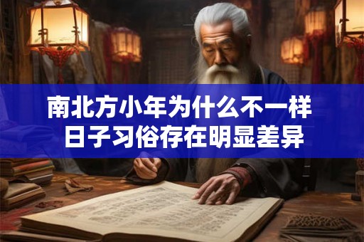 南北方小年为什么不一样 日子习俗存在明显差异
