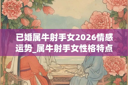 已婚属牛射手女2026情感运势_属牛射手女性格特点