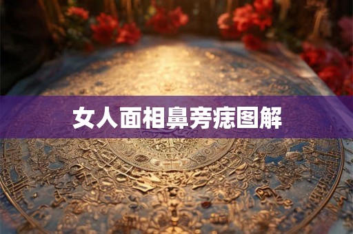 女人面相鼻旁痣图解