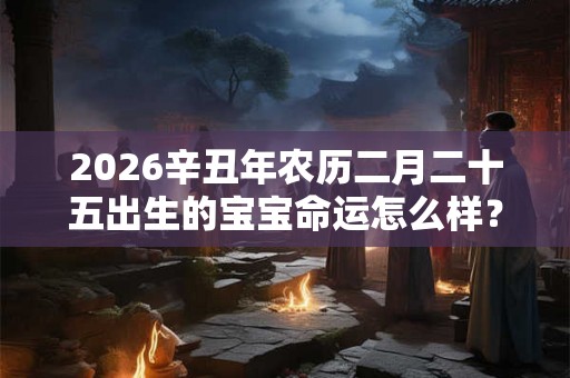 2026辛丑年农历二月二十五出生的宝宝命运怎么样？