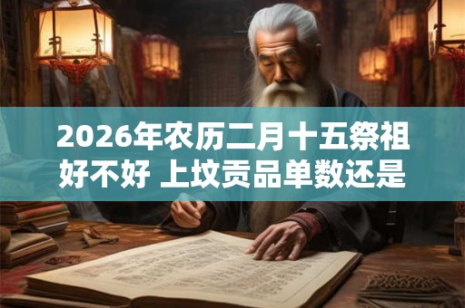 2026年农历二月十五祭祖好不好 上坟贡品单数还是双数