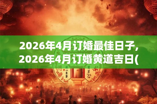 2026年4月订婚最佳日子,2026年4月订婚黄道吉日(7日)