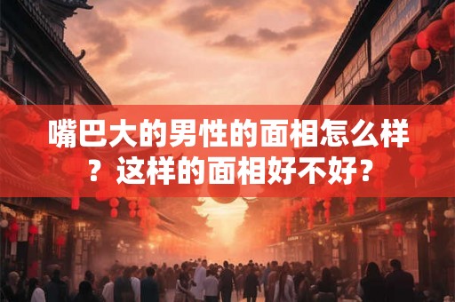 嘴巴大的男性的面相怎么样?这样的面相好不好? 嘴巴大的男性的面相怎么样?这样的面相好不好?