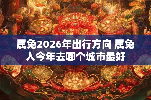 属兔2026年出行方向 属兔人今年去哪个城市最好