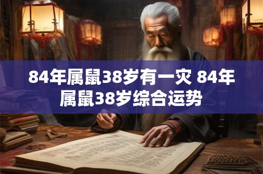 84年属鼠38岁有一灾 84年属鼠38岁综合运势 84年属鼠38岁有一灾 84年属鼠38岁综合运势