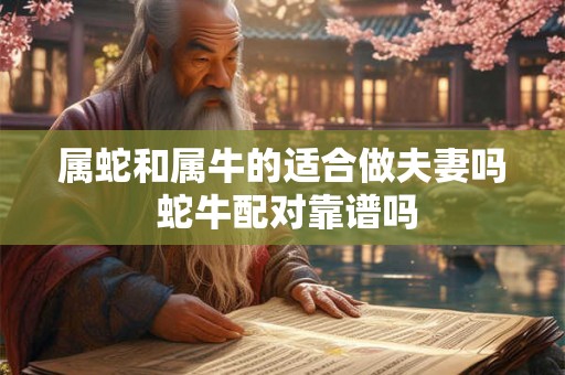 属蛇和属牛的适合做夫妻吗 蛇牛配对靠谱吗