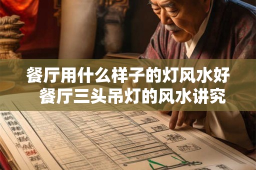 餐厅用什么样子的灯风水好  餐厅三头吊灯的风水讲究