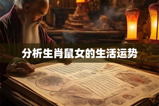 分析生肖鼠女的生活运势