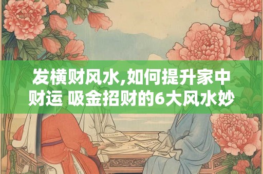 发横财风水,如何提升家中财运 吸金招财的6大风水妙招