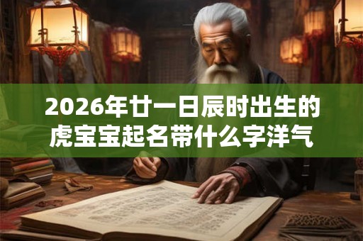 2026年廿一日辰时出生的虎宝宝起名带什么字洋气