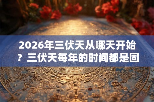 2026年三伏天从哪天开始？三伏天每年的时间都是固定的吗？