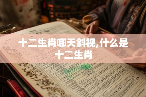 十二生肖哪天斜视,什么是十二生肖