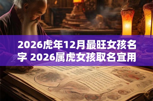2026虎年12月最旺女孩名字 2026属虎女孩取名宜用字