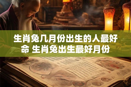 生肖兔几月份出生的人最好命 生肖兔出生最好月份 生肖兔几月份出生的人最好命 生肖兔出生最好月份