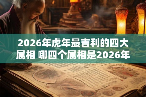 2026年虎年最吉利的四大属相 哪四个属相是2026年最吉利的虎年