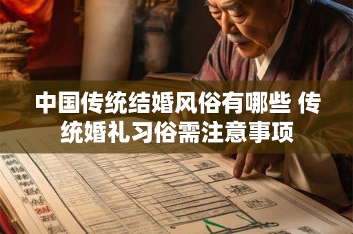 中国传统结婚风俗有哪些 传统婚礼习俗需注意事项 中国传统结婚风俗有哪些 传统婚礼习俗需注意事项