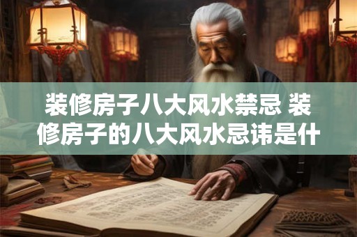 装修房子八大风水禁忌 装修房子的八大风水忌讳是什么