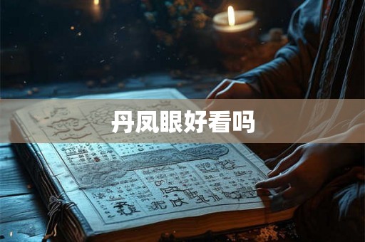 丹凤眼好看吗 丹凤眼好看吗