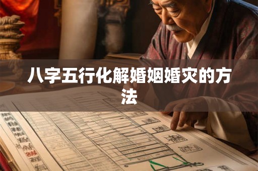 八字五行化解婚姻婚灾的方法
