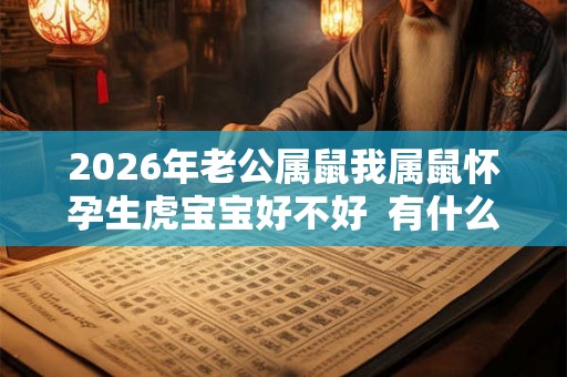 2026年老公属鼠我属鼠怀孕生虎宝宝好不好 有什么说法 2026年老公属鼠我属鼠怀孕生虎宝宝好不好 有什么说法