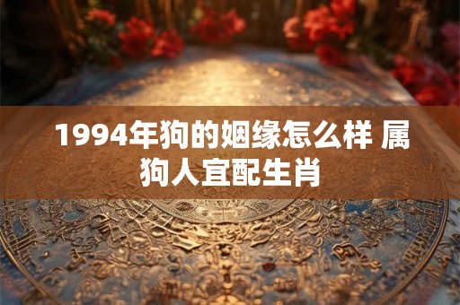 1994年狗的姻缘怎么样 属狗人宜配生肖 1994年狗的姻缘怎么样 属狗人宜配生肖