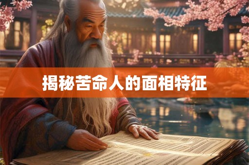 揭秘苦命人的面相特征 揭秘苦命人的面相特征