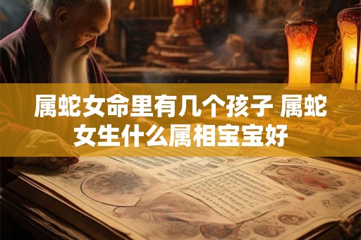 属蛇女命里有几个孩子 属蛇女生什么属相宝宝好 属蛇女命里有几个孩子 属蛇女生什么属相宝宝好