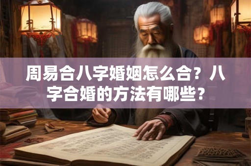 周易合八字婚姻怎么合？八字合婚的方法有哪些？