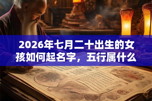 2026年七月二十出生的女孩如何起名字,五行属什么 2026年七月二十出生的女孩如何起名字,五行属什么