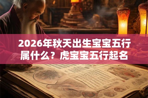 2026年秋天出生宝宝五行属什么？虎宝宝五行起名