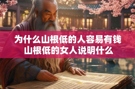 为什么山根低的人容易有钱 山根低的女人说明什么 为什么山根低的人容易有钱 山根低的女人说明什么