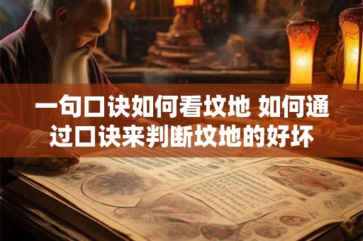 一句口诀如何看坟地 如何通过口诀来判断坟地的好坏
