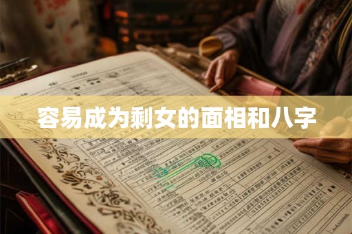 容易成为剩女的面相和八字