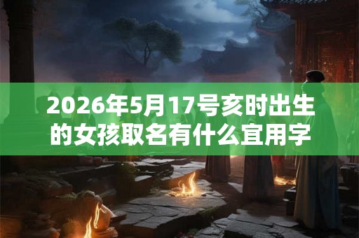 2026年5月17号亥时出生的女孩取名有什么宜用字