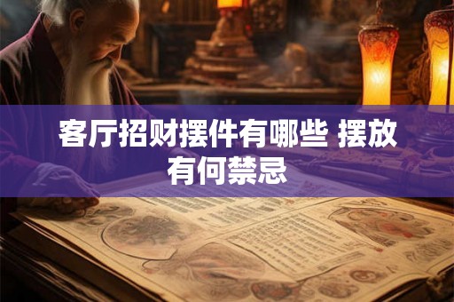 客厅招财摆件有哪些 摆放有何禁忌 客厅招财摆件有哪些 摆放有何禁忌
