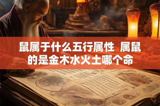鼠属于什么五行属性 属鼠的是金木水火土哪个命 鼠属于什么五行属性 属鼠的是金木水火土哪个命