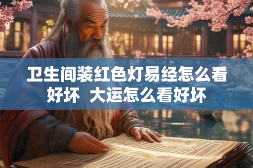卫生间装红色灯易经怎么看好坏 大运怎么看好坏 卫生间装红色灯易经怎么看好坏 大运怎么看好坏