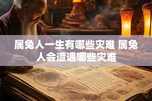 属兔人一生有哪些灾难 属兔人会遭遇哪些灾难 属兔人一生有哪些灾难 属兔人会遭遇哪些灾难
