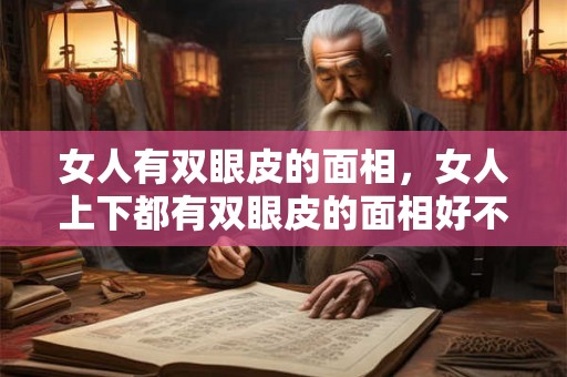 女人有双眼皮的面相，女人上下都有双眼皮的面相好不好？