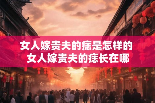 女人嫁贵夫的痣是怎样的 女人嫁贵夫的痣长在哪