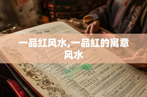 一品红风水,一品红的寓意风水