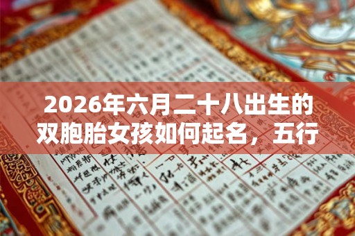 2026年六月二十八出生的双胞胎女孩如何起名,五行属什么 2026年六月二十八出生的双胞胎女孩如何起名,五行属什么