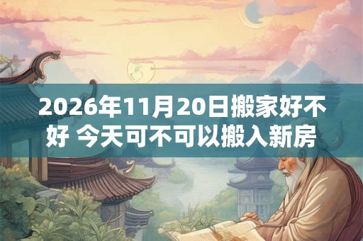 2026年11月20日搬家好不好 今天可不可以搬入新房 2026年11月20日搬家好不好 今天可不可以搬入新房