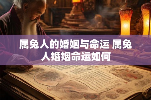 属兔人的婚姻与命运 属兔人婚姻命运如何
