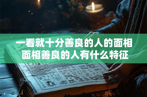 一看就十分善良的人的面相 面相善良的人有什么特征