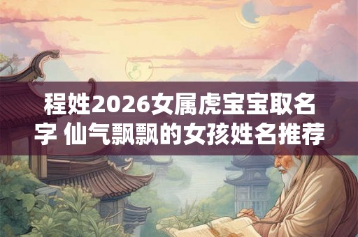 程姓2026女属虎宝宝取名字 仙气飘飘的女孩姓名推荐