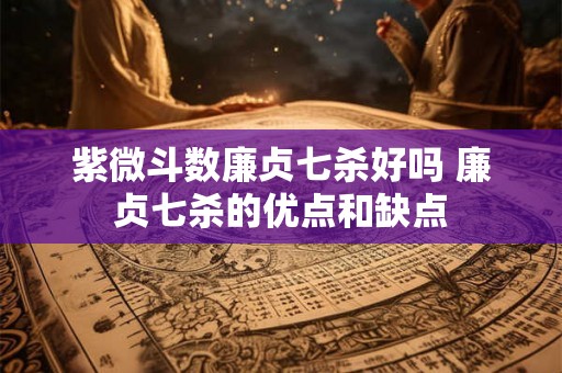 紫微斗数廉贞七杀好吗 廉贞七杀的优点和缺点