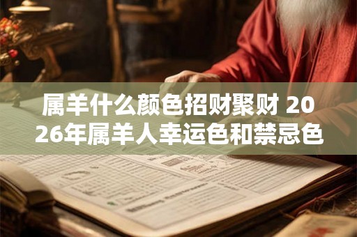 属羊什么颜色招财聚财 2026年属羊人幸运色和禁忌色