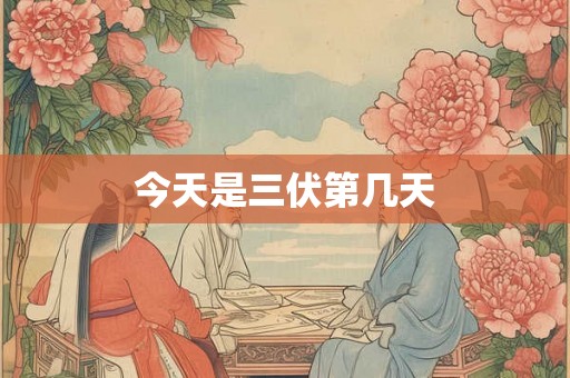 今天是三伏第几天