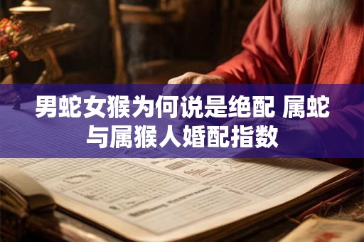 男蛇女猴为何说是绝配 属蛇与属猴人婚配指数 男蛇女猴为何说是绝配 属蛇与属猴人婚配指数